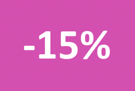 Скидка 15% при покупке от 25 роз